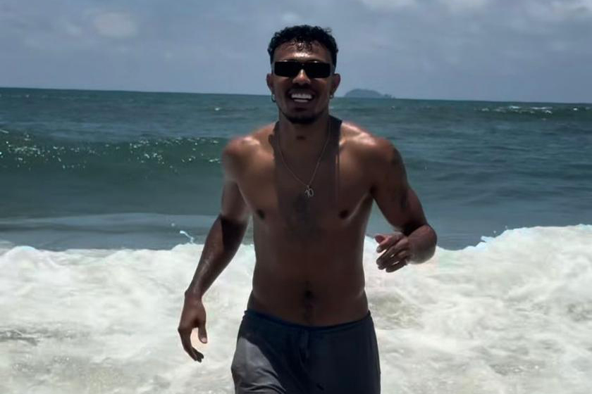 Pagodeiros curtem o dia no Litoral do Paraná antes de show no Verão Maior Foto: Arquivo Pessoal