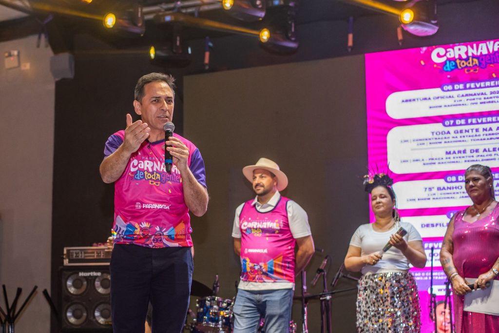 ADRIANO RAMOS  – PRE CARNAVAL PARANAGUA 2026 – FOTO PREFEITURA DE PARANAGUA
