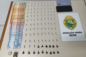 Adolescente de 14 anos é flagrado com drogas em Paranaguá