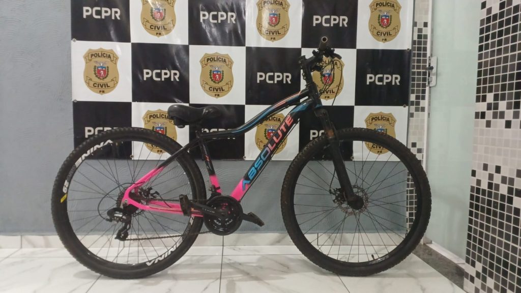 Bicicleta furtada em dezembro é recuperada pela polícia em Antonina