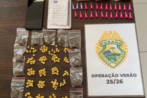 Casal é preso e mais de 160 pedras de crack são apreendidas em Matinhos