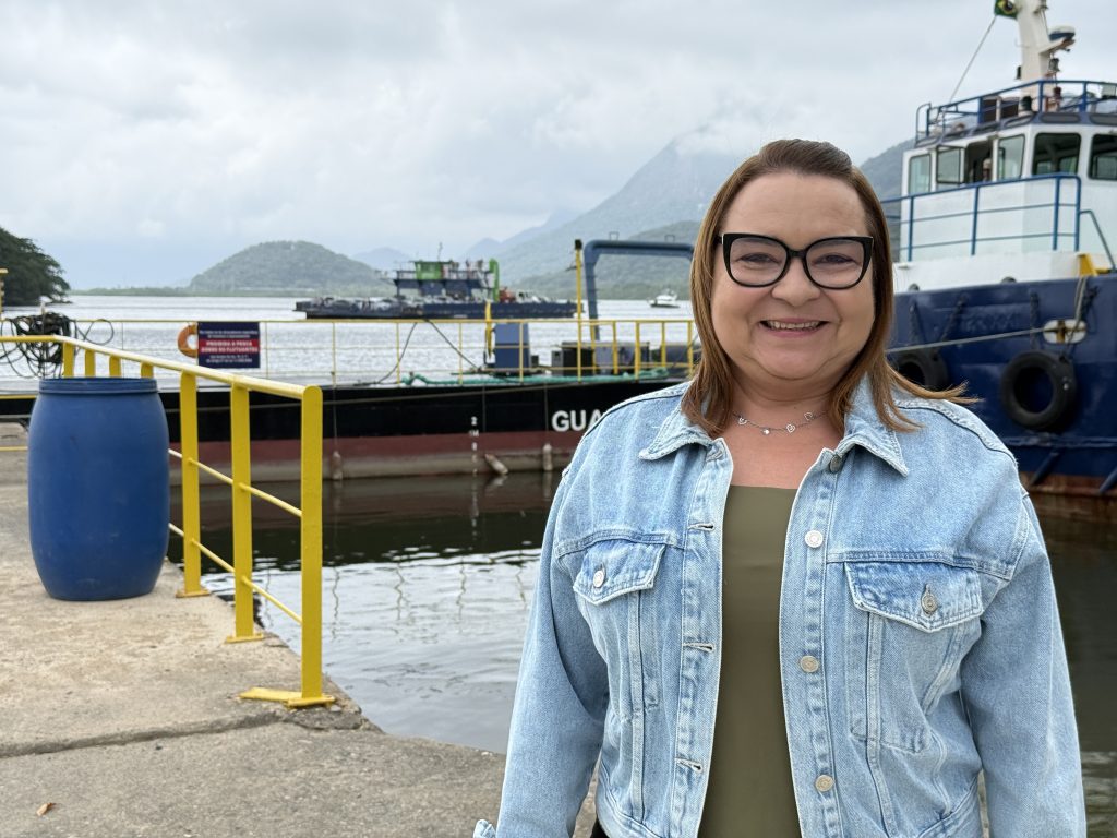 Segundo a gerente-geral da Internacional Marítima, Marilene Gamboa, a empresa tem 3.500 colaboradores em todo o Brasil, dos quais 186 estão em Guaratuba. Foto: Maria Heiffer / JB Litoral