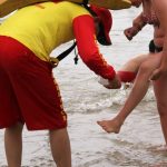 Queimadura agua viva – foto Corpo de Bombeiros