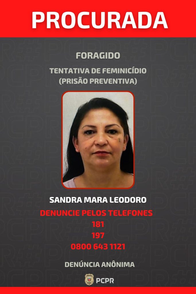 Tentativa de feminicídio em Curitiba leva à prisão de mulher e caça a foragida