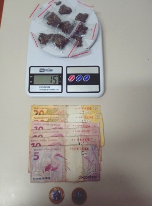 Apreensão de drogas menor
