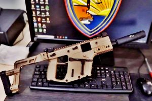 Arma de arisoft recuperada pela GCM 1