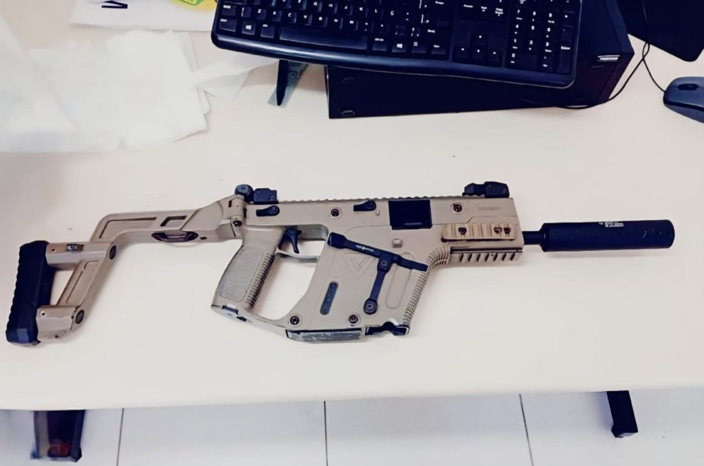 Arma de arisoft recuperada pela GCM 2