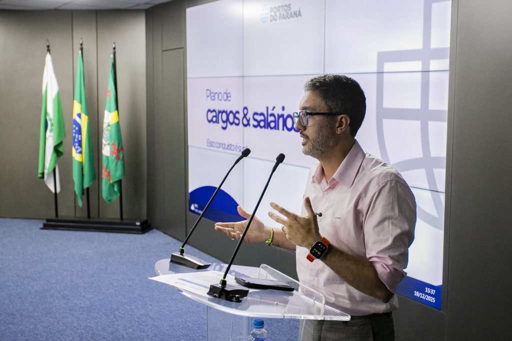 O Plano de Cargos e Salários foi assinado em 19 de dezembro de 2025. Foto: Claudio Neves/Portos do Paraná