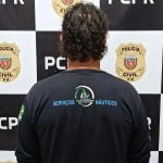 Homem preso por mandado de prisao em Matinhos
