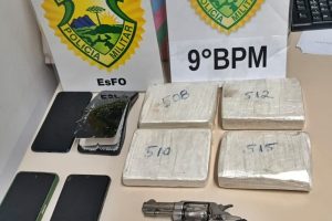 PM apreende mais de 2 quilos de drogas em Paranaguá