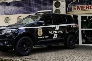 Viatura da Polícia Civil Hospital Regional