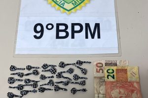 Apreensão de pedras de crack prontas para a comercialização