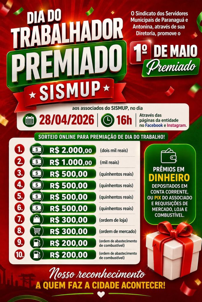DIA DO TRABALHADOR SISMUP