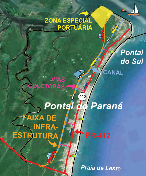 TUP integra o projeto denominado Faixa de Infraestrutura, em discussão há mais de 10 anos. Foto: Reprodução