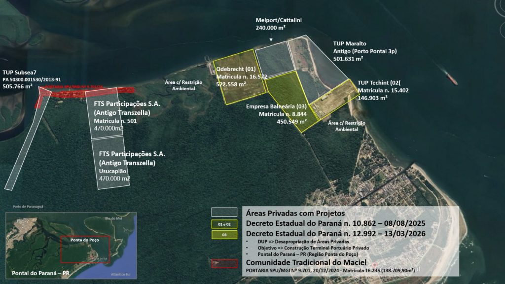 Área com mais de 450 mil m² é a terceira a ser declarada de utilidade pública desde agosto do ano passado. Foto: Reprodução