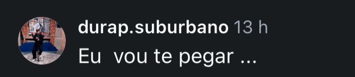 Prints das redes sociais foram usados para embasar Boletim de Ocorrência. Foto: Reprodução/Redes Sociais
