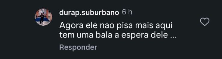 Prints das redes sociais foram usados para embasar Boletim de Ocorrência.  Foto: Reprodução/Redes Sociais