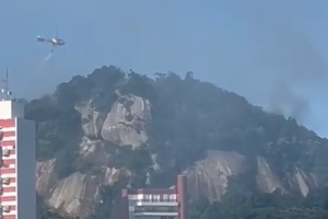 INCENDIO MORRO DO BOI MATINHOS – BOMBEIROS