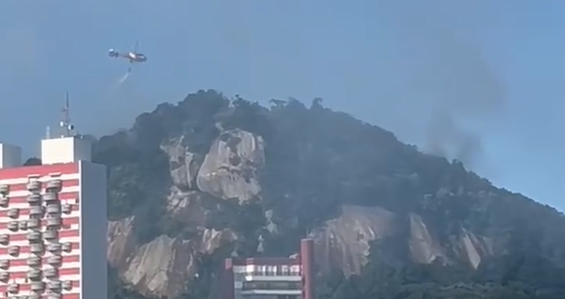 INCENDIO MORRO DO BOI MATINHOS – BOMBEIROS