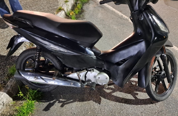 Moto apreendida pela GCM