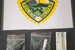 Motorista de caminhão é flagrado com porções de maconha e cocaína
