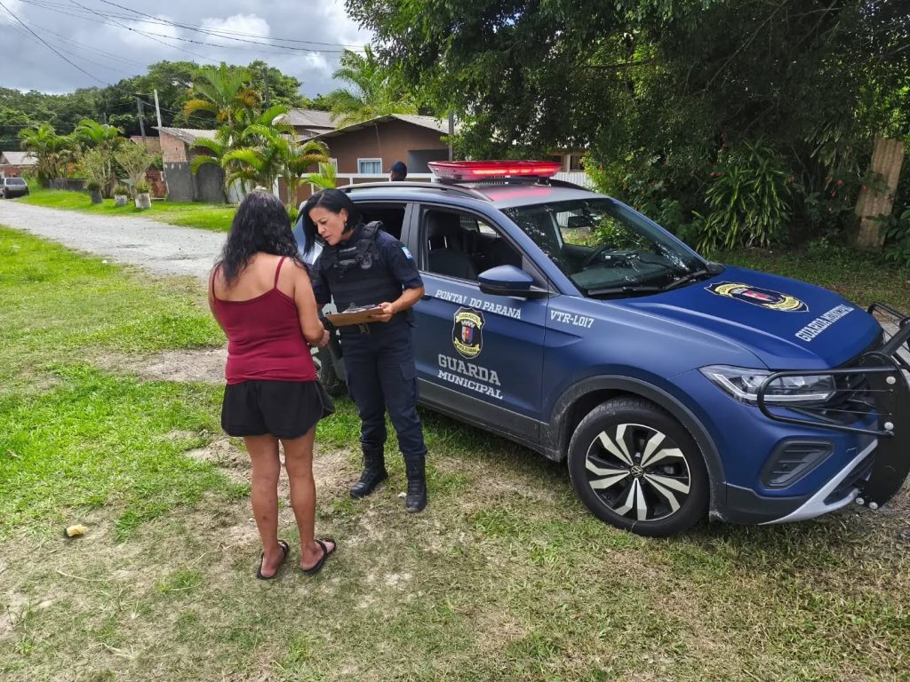 PATRULHA MARIA DA PENHA – PONTAL DO PARANÁ – Foto Guarda Municipal de Pontal do Paraná