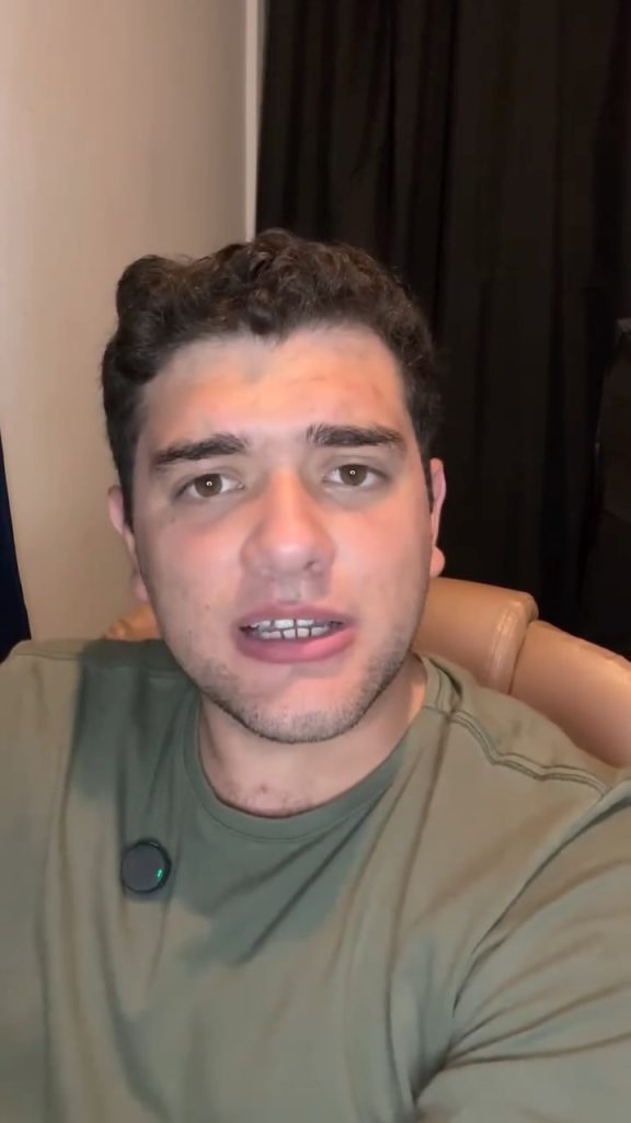  Após grande repercussão, o influencer fez uma nova postagem afirmando que havia feito um Boletim de Ocorrência por ter sido ameaçado de morte. Foto: Reprodução/Redes Sociais
