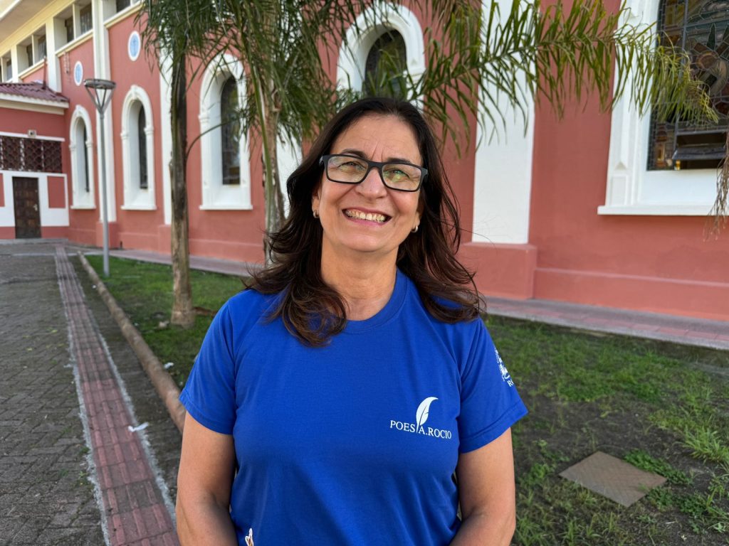 VARSELI FARIAS – COORDENADORA DA PASTORAL DA EDUCAÇÃO E CULTURA DO SANTUÁRIO DO ROCIO – Foto Maria Heiffer JB Litoral
