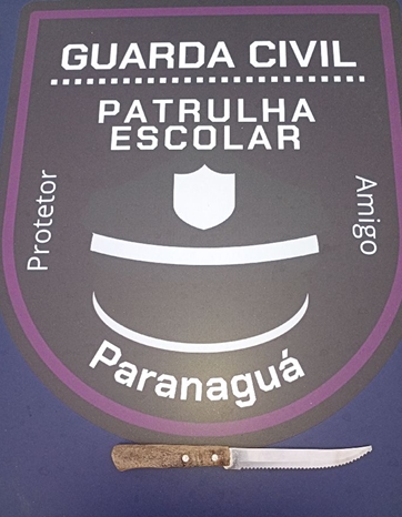 Apreensão de faca em ônibus 1