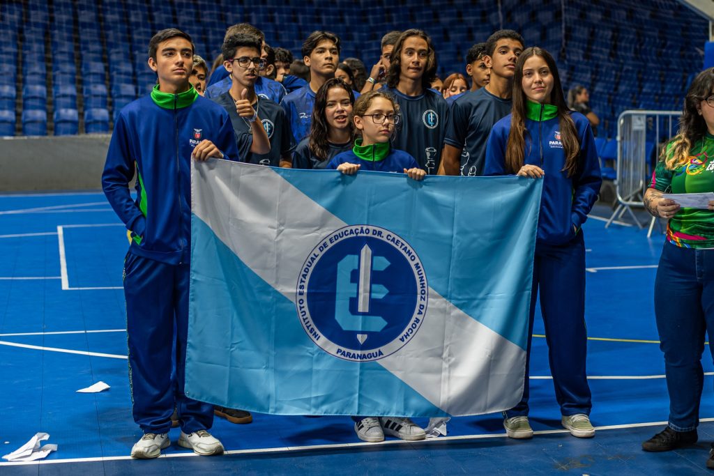 Estudantes participam dos Jogos Escolares em 10 modalidades esportivas. Fotos: Prefeitura de Paranaguá