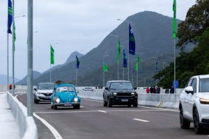 PONTE DE GUARATUBA – TRAFEGO VEICULOS – FOTO SECOM