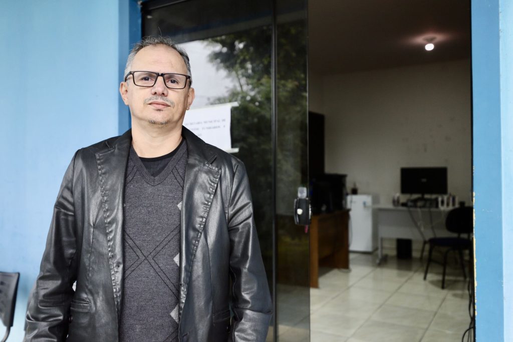 Secretário municipal de Assuntos Fundiarios e Habitacao de Antonina – Giancarlo da Cruz – FOTO PREFEITURA