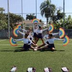 Grupo tem 50 integrantes de 8 a 19 anos, além do maestro Rodrigo Freire. Foto: Divulgação