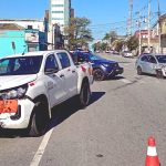 Acidente entre veículos em Paranaguá