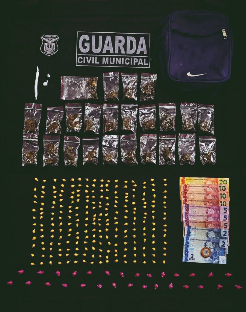 Apreensão de drogas pela GCM em Matinhos
