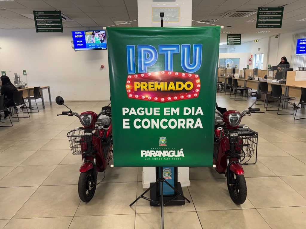 scooters - IPTU premiado