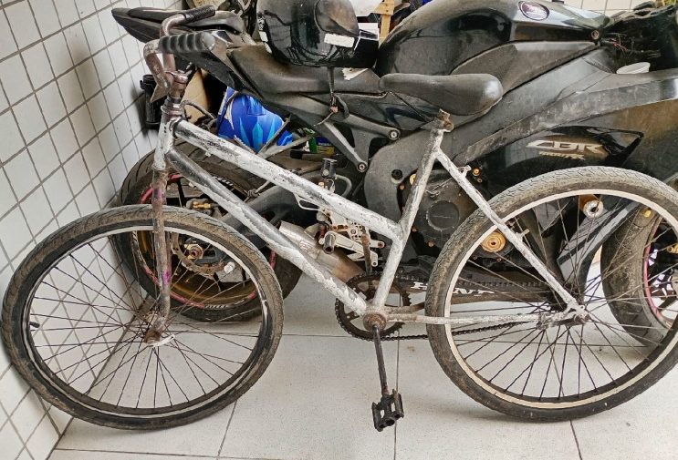 Apreensão de bicicleta durante roubo em Paranaguá