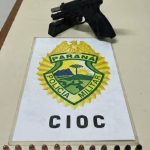Apreensão de pistola e munições