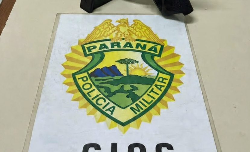 Apreensão de pistola e munições