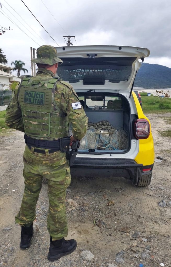 Apreensão de rede de pesca pela Polícia Ambiental 6