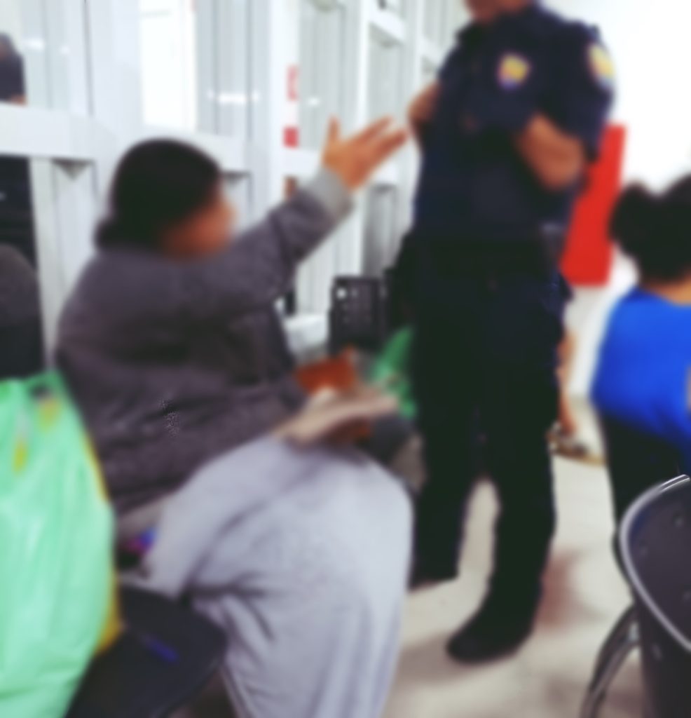 Mulher resgatada pela GCM em Paranaguá