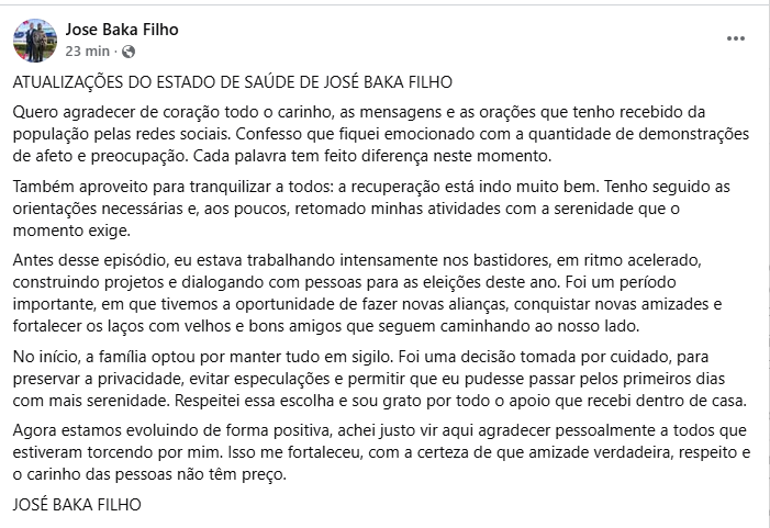 POST BAKA RECUPERAÇÃO
