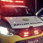 Viatura PM Guaratuba noite